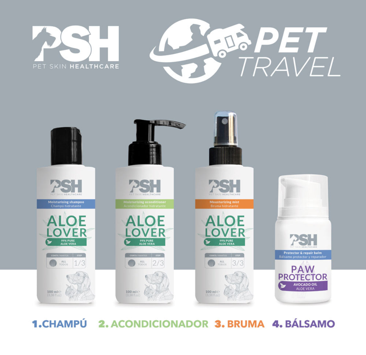 Pet travel rinkinys