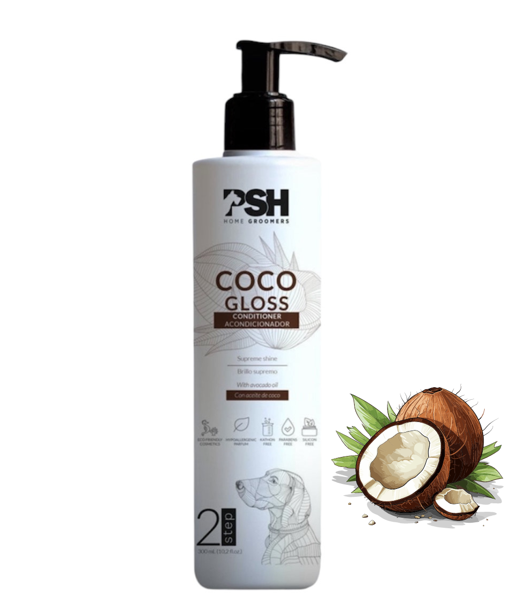 COCONUT GLOSS žvilgantis kondicionierius - PSH Kosmetika